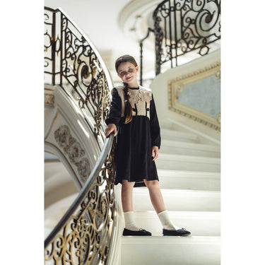 Melange Maria Vest Dress - Kidichic